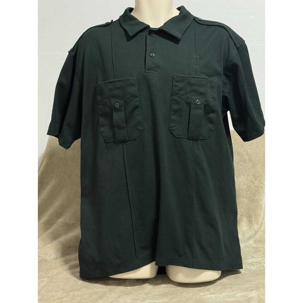 Blauer Shirt Men's XL Green Navy Tactical‎ Uniform Police Button Down EMT 46/48